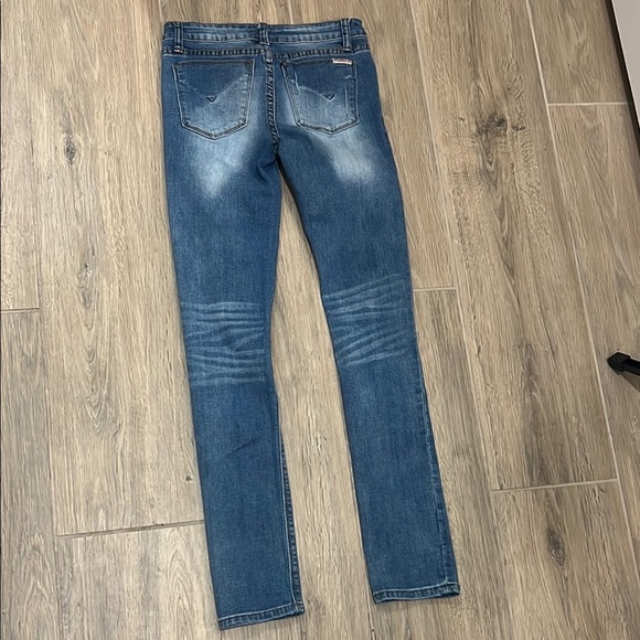 Hudson Jeans Girls Women’s Blue Distressed Skinny Stretchy Comfy Slim Vintage - Picture 12 of 14